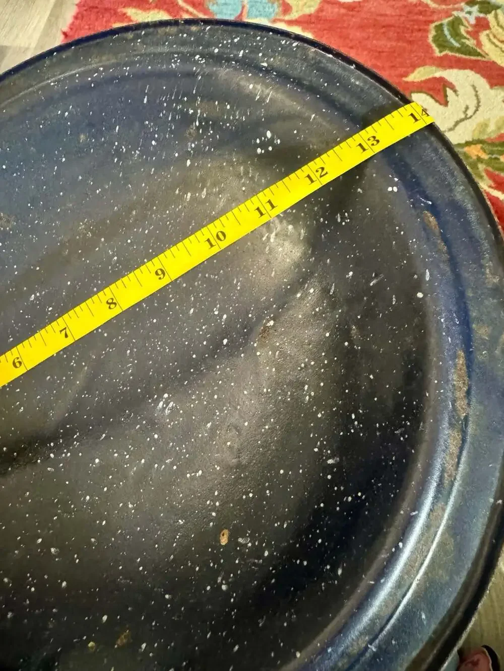 Unknown vintage enamelware